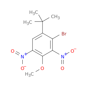 Benzene, 2-bromo-1-(1,1-dimethylethyl)-4-methoxy-3,5-dinitro-