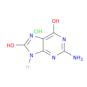 2-氨基-6,8-二羟基嘌呤盐酸盐
