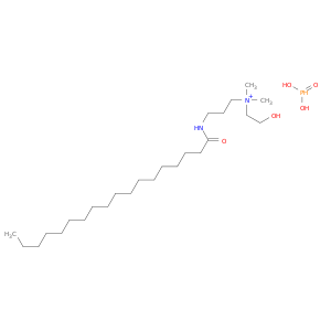 1-丙氨酸,N-(2-羟乙基)-N,N-二甲基-3-[(1-氧辛酰基)氨基]-,磷酸盐(1：1)