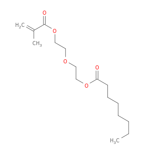 Octanoic acid, 2-[2-[(2-methyl-1-oxo-2-propenyl)oxy]ethoxy]ethyl ester
