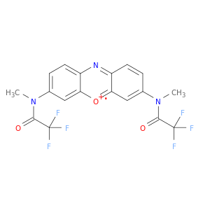 Phenoxazin-5-ium, 3,7-bis[methyl(trifluoroacetyl)amino]-