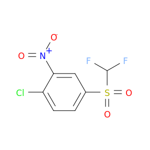 1-Chloro-4-difluoromethanesulfonyl-2-nitrobenzene