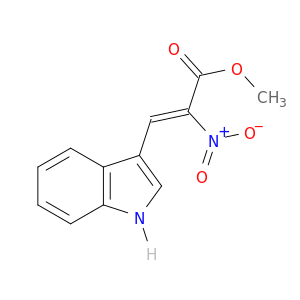 2-Propenoic acid, 3-(1H-indol-3-yl)-2-nitro-, methyl ester, (Z)-