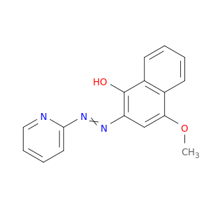 1-Naphthalenol, 4-methoxy-2-(2-pyridinylazo)-