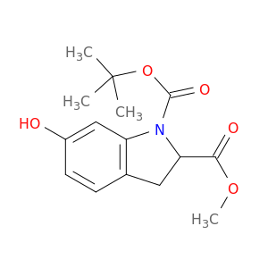 1-tert-Butyl 2-methyl 6-hydroxyindoline-1,2-dicarboxylate