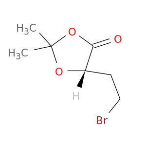 1,3-Dioxolan-4-one, 5-(2-bromoethyl)-2,2-dimethyl-, (S)-