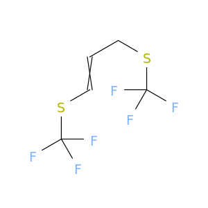 1-Propene, 1,3-bis[(trifluoromethyl)thio]-