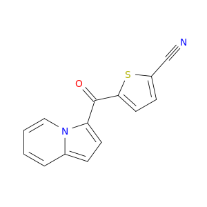 2-Thiophenecarbonitrile, 5-(3-indolizinylcarbonyl)-