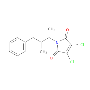 1H-Pyrrole-2,5-dione, 3,4-dichloro-1-(1,2-dimethyl-3-phenylpropyl)-