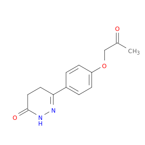 3(2H)-Pyridazinone, 4,5-dihydro-6-[4-(2-oxopropoxy)phenyl]-