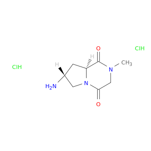 (7R,8aS)-7-amino-2-methylhexahydropyrrolo[1,2-a]pyrazine-1,4-dione dihydrochloride