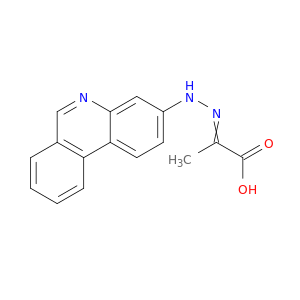 Propanoic acid, 2-(3-phenanthridinylhydrazono)-
