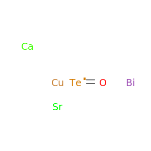 Bismuth calcium copper strontium tellurium oxide