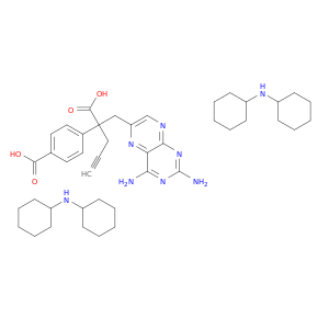 二环己胺半(4-(2-羧基-1-(2,4-二氨基喋啶-6-基)戊-4-炔-2-基)苯甲酸酯)
