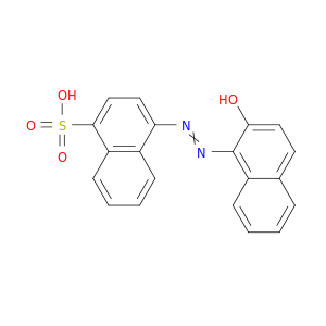 4-[2-(2-羟基-1-萘基)二亚苯基]-1-萘磺酸