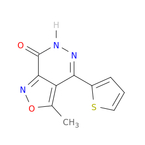 Isoxazolo[3,4-d]pyridazin-7(6H)-one, 3-methyl-4-(2-thienyl)-