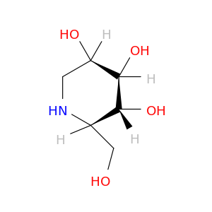 3,4,5-Piperidinetriol, 2-(hydroxymethyl)-, (2S,3R,4R,5R)-