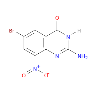 2-氨基-6-溴-8-硝基-4(3H)喹唑啉酮