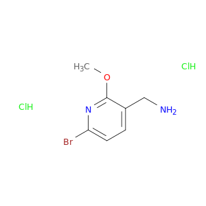 (6-溴-2-甲氧基吡啶-3-基)甲胺二盐酸盐