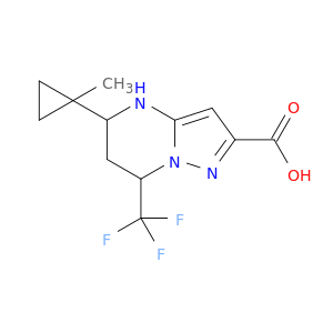 4,5,6,7-四氢-5-(1-甲基环丙基)-7-(三氟甲基)吡唑[1,5-A]嘧啶-2-羧酸
