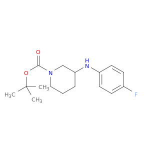 1-Piperidinecarboxylicacid, 3-[(4-fluorophenyl)amino]-, 1,1-dimethylethyl ester