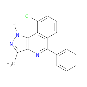 1H-Pyrazolo[4,3-c]isoquinoline, 9-chloro-3-methyl-5-phenyl-