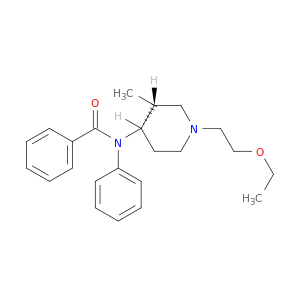 Benzamide,N-[1-(2-ethoxyethyl)-3-methyl-4-piperidinyl]-N-phenyl-, cis- (9CI)