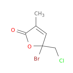 2(5H)-Furanone, 5-bromo-5-(chloromethyl)-3-methyl-