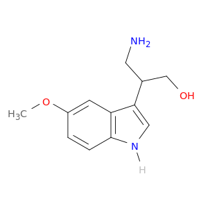 1H-Indole-3-ethanol, beta-(aminomethyl)-5-methoxy-