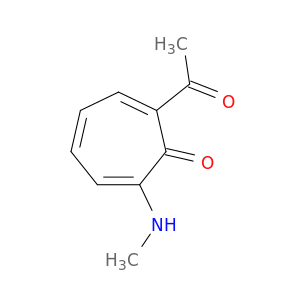 (2Z,4Z,6E)-2-乙酰基-7-(甲氨基)环庚-2,4,6-三烯酮