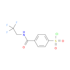 4-[(2,2,2-Trifluoroethyl)carbamoyl]benzene-1-sulfonyl Chloride