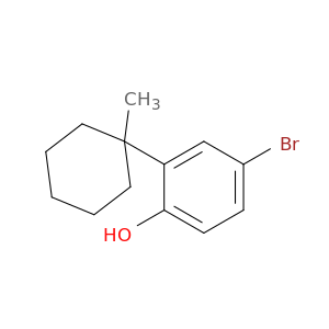 Phenol, 4-bromo-2-(1-methylcyclohexyl)-