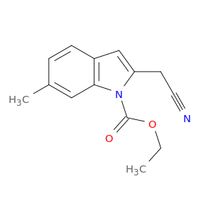 1H-Indole-1-carboxylic acid, 2-(cyanomethyl)-6-methyl-, ethyl ester