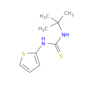 Thiourea, N-(1,1-dimethylethyl)-N'-2-thienyl-