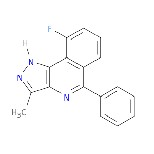 1H-Pyrazolo[4,3-c]isoquinoline, 9-fluoro-3-methyl-5-phenyl-