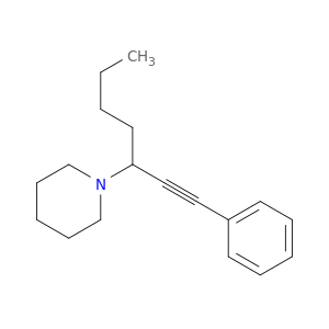 Piperidine, 1-[1-(phenylethynyl)pentyl]-