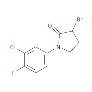 3-Bromo-1-(3-chloro-4-fluorophenyl)pyrrolidin-2-one
