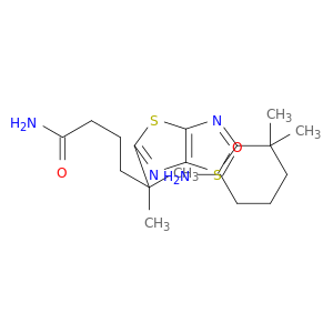 5,5'-[1,3]thiazolo[5,4-d][1,3]thiazole-2,5-diylbis(5-methylhexanamide)