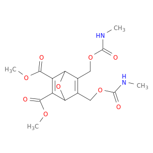DIMETHYL 5,6-BIS(METHYLCARBAMOYLOXYMETHYL)-7-OXABICYCLO[2.2.1]HEPTA-2,5-DIENE-2,3-DICARBOXYLATE