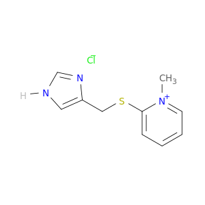 Pyridinium, 2-[(1H-imidazol-4-ylmethyl)thio]-1-methyl-, chloride