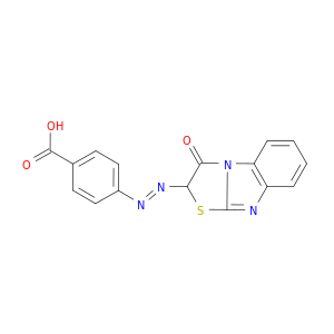 4-[(E)-(3-OXO-2,3-DIHYDRO[1,3]THIAZOLO[3,2-A]BENZIMIDAZOL-2-YL)DIAZENYL]BENZOIC ACID