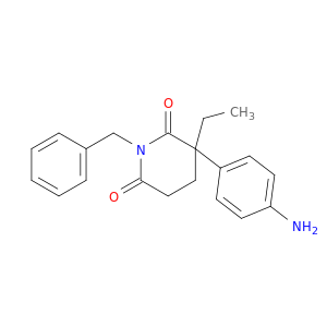 2,6-Piperidinedione, 3-(4-aminophenyl)-3-ethyl-1-(phenylmethyl)-