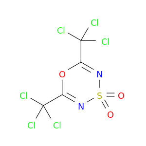 1,4,3,5-Oxathiadiazine, 2,6-bis(trichloromethyl)-, 4,4-dioxide