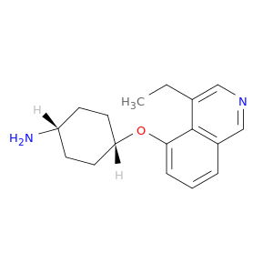 Cyclohexanamine, 4-[(4-ethyl-5-isoquinolinyl)oxy]-, cis-