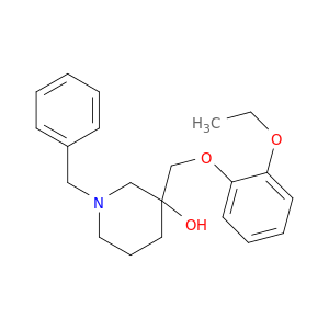 3-Piperidinol, 3-[(2-ethoxyphenoxy)methyl]-1-(phenylmethyl)-