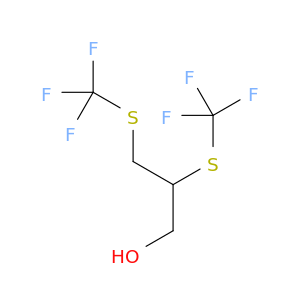 1-Propanol, 2,3-bis[(trifluoromethyl)thio]-