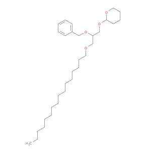 2H-Pyran, 2-[3-(hexadecyloxy)-2-(phenylmethoxy)propoxy]tetrahydro-