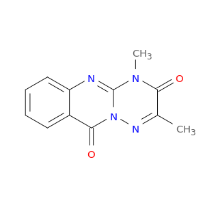3H-[1,2,4]Triazino[3,2-b]quinazoline-3,10(4H)-dione, 2,4-dimethyl-