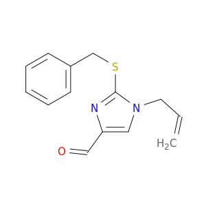 1H-Imidazole-4-carboxaldehyde, 2-[(phenylmethyl)thio]-1-(2-propenyl)-