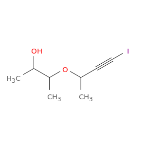 2-Butanol, 3-[(3-iodo-1-methyl-2-propynyl)oxy]-